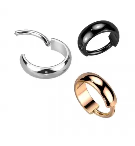 Пирсинг кольцо кликер из титана Pirslab RHT15