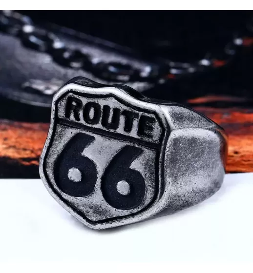 Мужской перстень-печатка из стали TATIC SR-BR-489