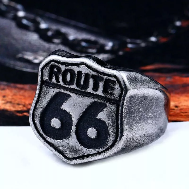 Мужской перстень-печатка из стали TATIC SR-BR-489