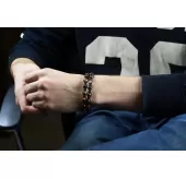 Браслет-спираль Everiot Select LNS-0105 из камня тигровый глаз