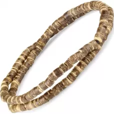 Браслет из деревянных бусин на резинке в два оборота Everiot Select LNS-3126