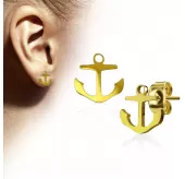 Серьги-гвоздики TATIC SE3293 в форме якоря