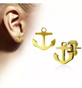 Серьги-гвоздики TATIC SE3293 в форме якоря