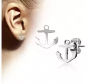 Серьги-гвоздики TATIC SE3293 в форме якоря
