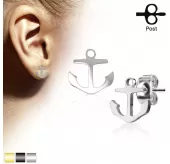 Серьги-гвоздики TATIC SE3293 в форме якоря