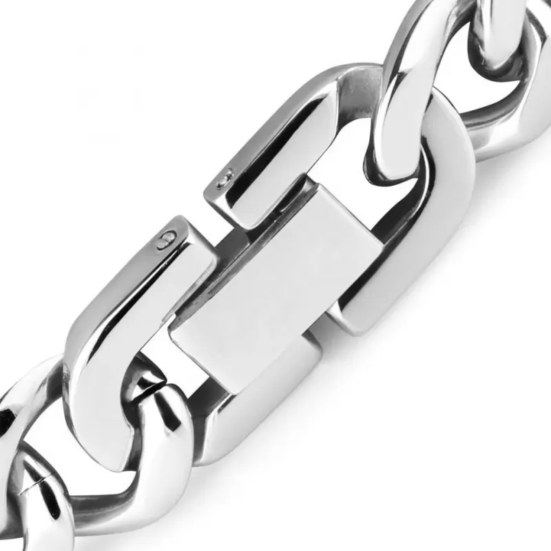 Стальной мужской браслет-цепочка с наручниками Everiot SB-ZS-5728