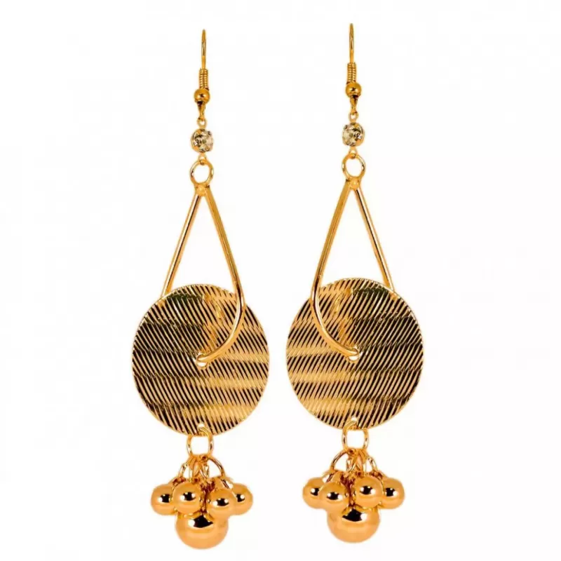 Длинные серьги с подвесками в форме дисков и шариками Soul Stories 348713D