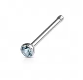 Серьга нострил (гвоздик) для пирсинга крыла носа PiercedFish  NOSEB031 с фианитом