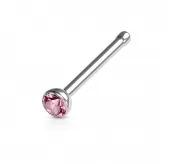 Серьга нострил (гвоздик) для пирсинга крыла носа PiercedFish  NOSEB031 с фианитом