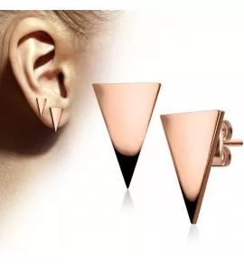 Минималистичные серьги-гвоздики в форме треугольника TATIC SE3292