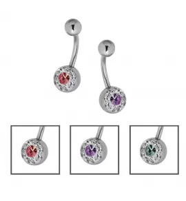 Серьга банан из медицинской стали Everiot AAB-05BNBJ для пирсинга пупка