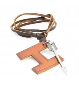 Мужской кулон на кожаном шнурке Everiot NLP-DL-2059 в форме стрелы