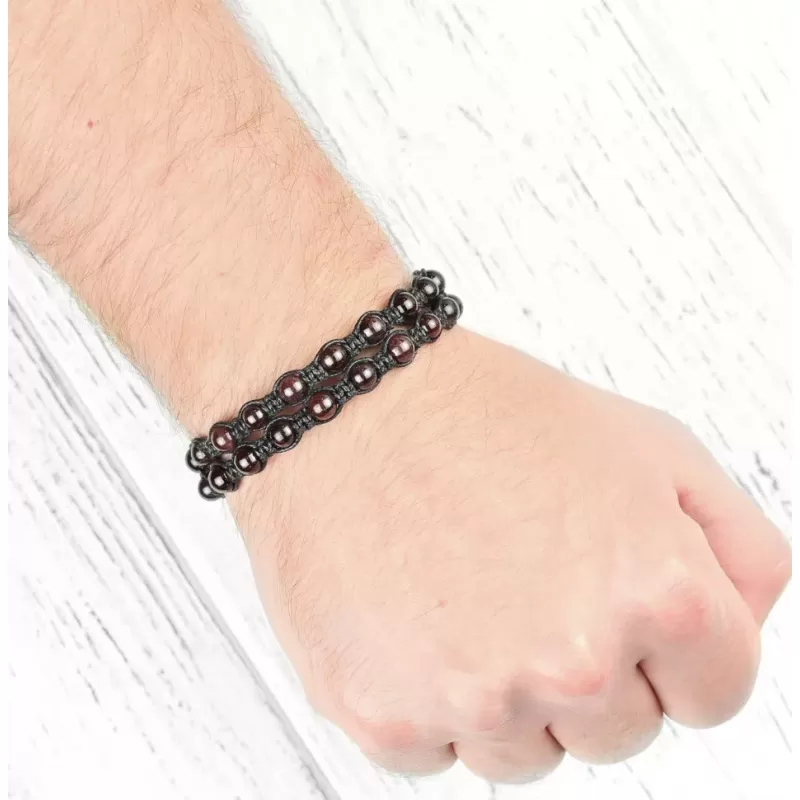 Браслет-спираль Everiot Select LNS-0102 из граната