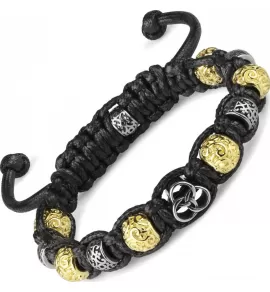 Мужской браслет Everiot Select LNS-3037 Шамбала с символом Троицы