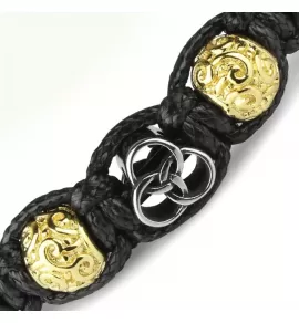 Мужской браслет Everiot Select LNS-3037 Шамбала с символом Троицы