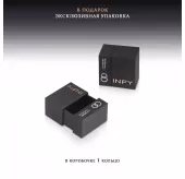 Кольцо из вольфрама INFY RTG-0101-ST для пар, с геометрическими гранями