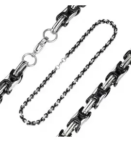 Мужская цепочка Spikes SSNM-0908 из нержавеющей стали