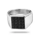 Мужской перстень из стали TATIC RSS-8181-ST