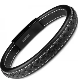 Мужской кожаный браслет Everiot BC-MJ-1558 в классическом стиле