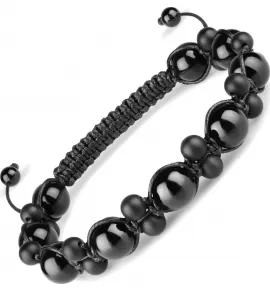 Браслет Шамбала из черного агата Everiot Select LNS-2209