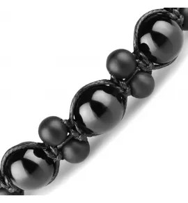Браслет Шамбала из черного агата Everiot Select LNS-2209