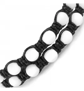 Браслет-спираль Everiot Select LNS-0103 из белого агата