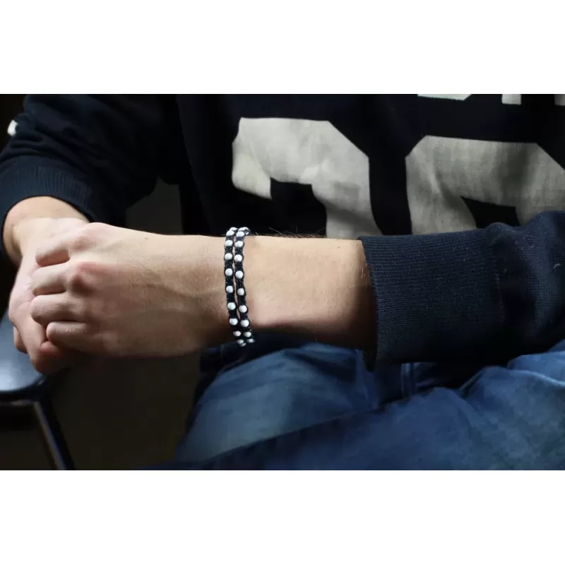 Браслет-спираль Everiot Select LNS-0103 из белого агата