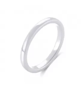 Белое кольцо из керамики Everiot RCM-0001 парное, обручальное
