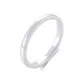 Белое кольцо из керамики Everiot RCM-0001 парное, обручальное