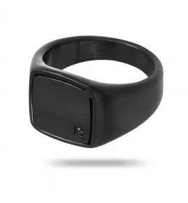 Мужской перстень из стали TATIC RSS-7667-K, черный