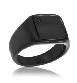 Мужской перстень из стали TATIC RSS-7667-K, черный