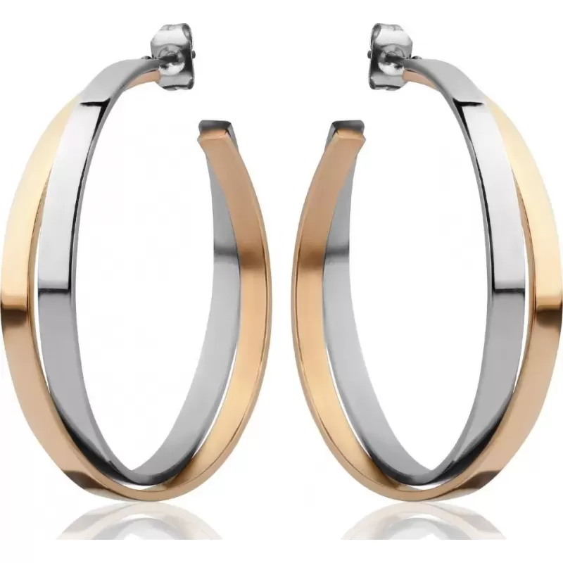 Женские серьги-кольца Everiot SE-ZS-1135 из стали