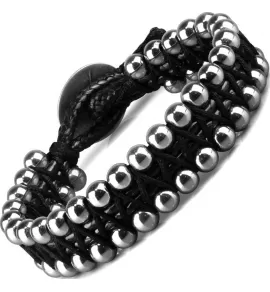 Браслет Everiot Select LNS-3116 из гематита с кельтским узлом