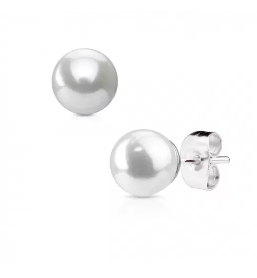 Серьги-гвоздики TATIC SE3090 c искусственным жемчугом