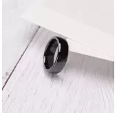 Черное кольцо из керамики Everiot RCM-0002 парное, обручальное