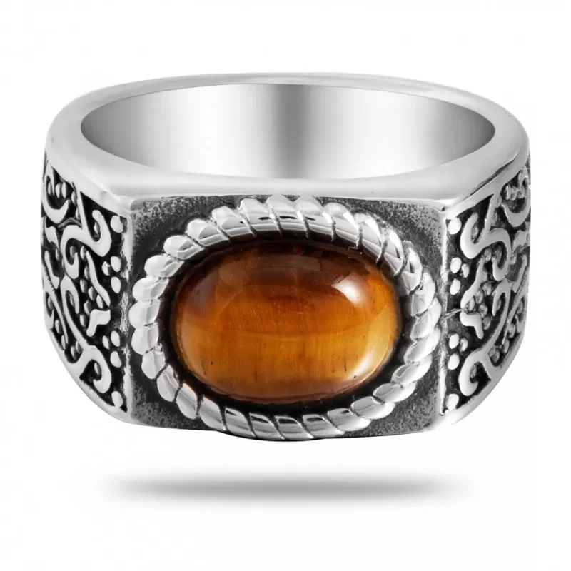 Мужской перстень из стали TATIC RSS-4907-ST