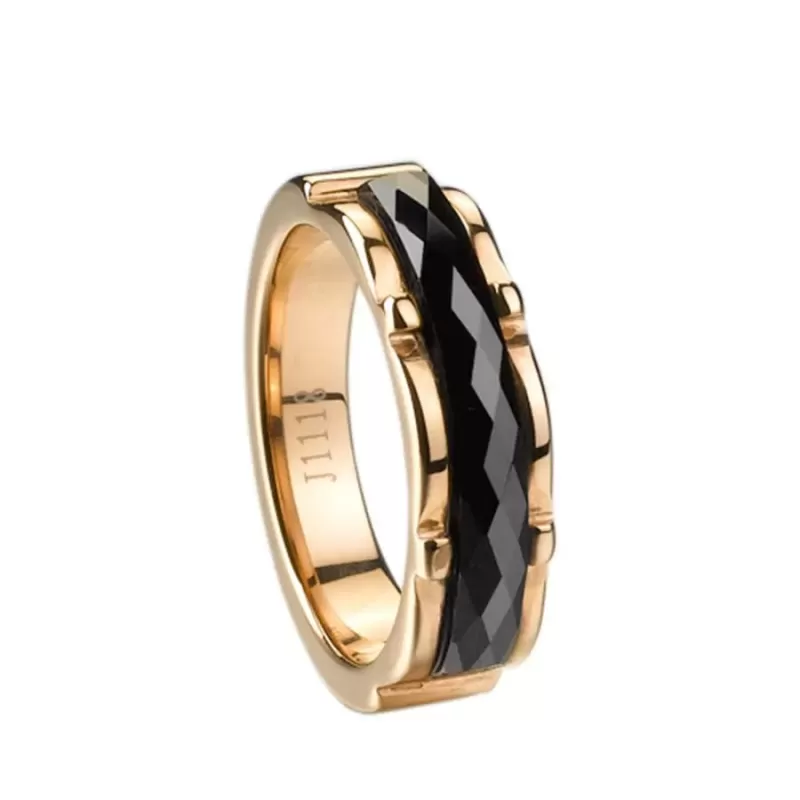 Мужское кольцо из карбида вольфрама CARRAJI R-TU-0070