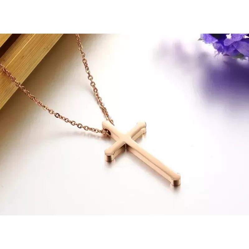 Подвеска-крест на цепочке Everiot SPD-XP-0237 из стали