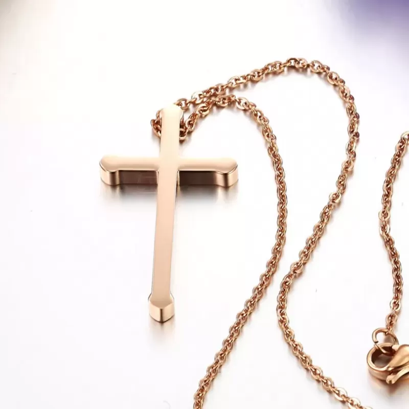 Подвеска-крест на цепочке Everiot SPD-XP-0237 из стали