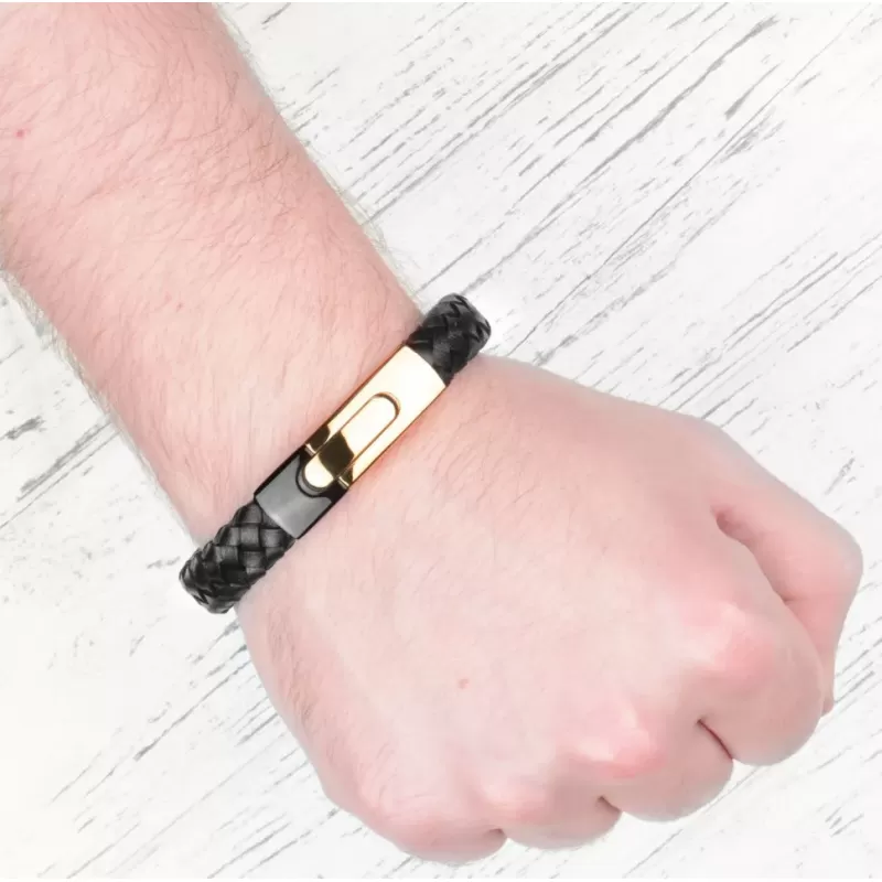 Кожаный браслет мужской Everiot BC-MJ-1574