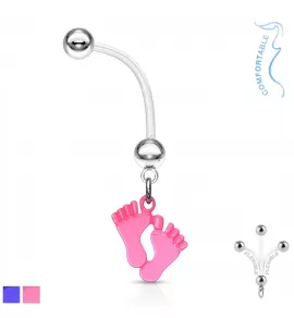 Пирсинг пупка банан PiercedFish NPG-1003 для беременных