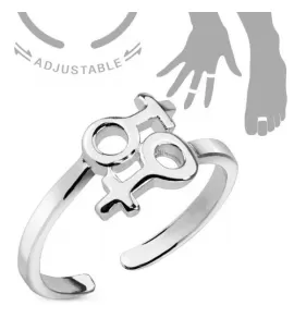 Кольцо TATIC R-A042 безразмерное