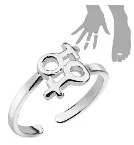 Кольцо TATIC R-A042 безразмерное