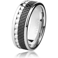 Мужское кольцо из карбида вольфрама CARRAJI R-TU-0122