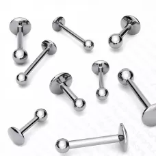 Лабрет из титана Pirslab --EXT-T23L для пирсинга хряща уха, хеликса, трагуса, губ, крыла носа