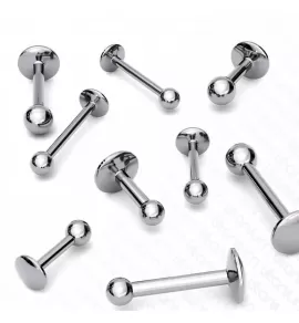 Лабрет из титана Pirslab --EXT-T23L для пирсинга хряща уха, хеликса, трагуса, губ, крыла носа