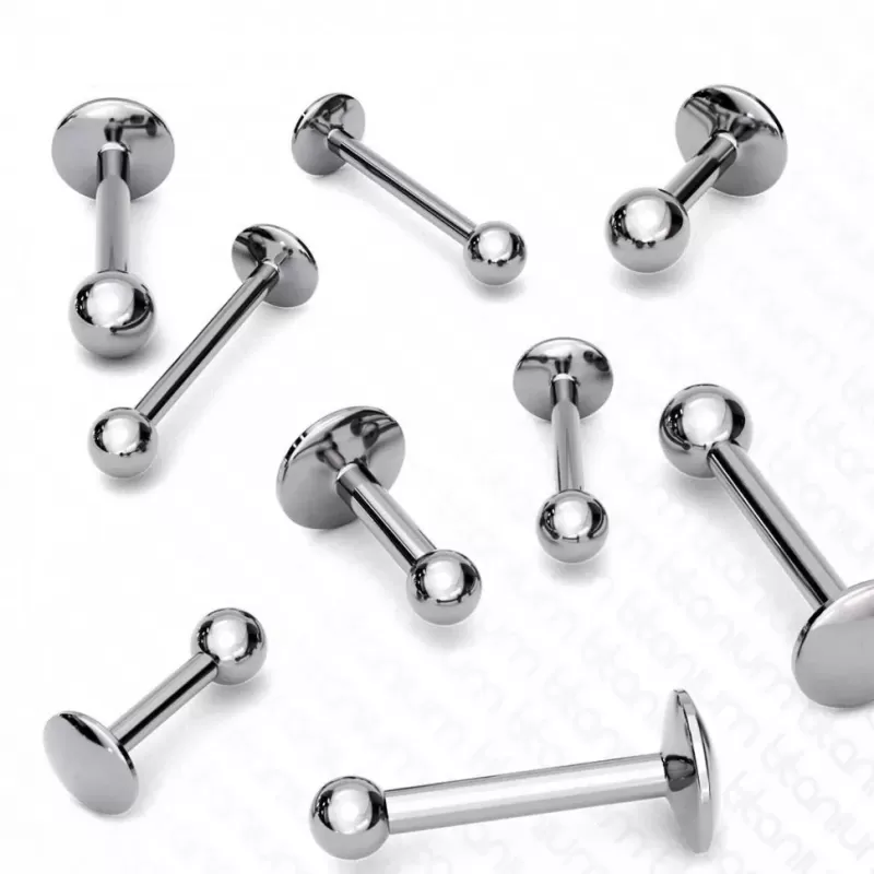 Лабрет из титана Pirslab --EXT-T23L для пирсинга хряща уха, хеликса, трагуса, губ, крыла носа