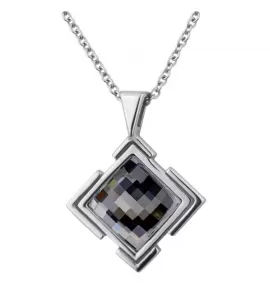 Кулон Everiot AAB-756PSS из стали с кристаллом Swarovski