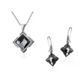 Кулон Everiot AAB-756PSS из стали с кристаллом Swarovski