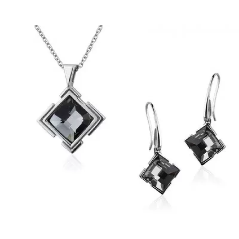 Кулон Everiot AAB-756PSS из стали с кристаллом Swarovski